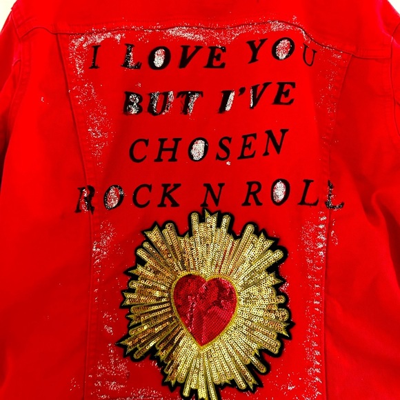 Red Rock N Roll Jean Jacket - Picture 2 of 3